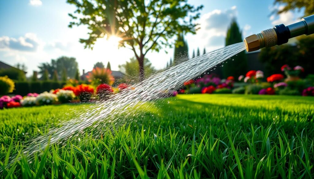 lawn watering practices