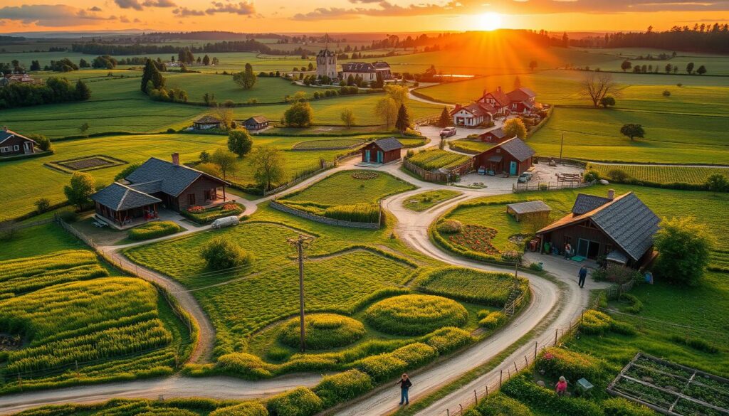growth of rural living in America